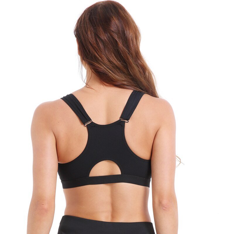 Women's Sexy Push Up Sports Bra with Front Zipper Women's Sexy Push Up Sports Bra with Front Zipper