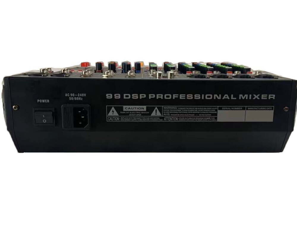 Professional Audio 8-Channel Mixer
