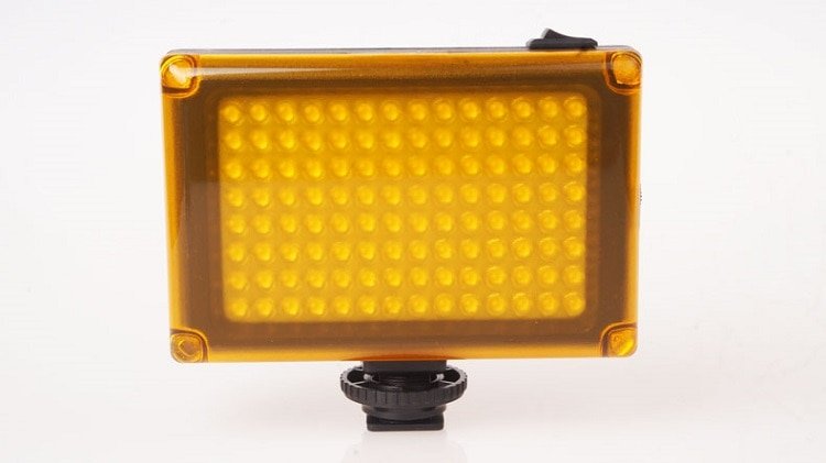 Dimmable LED Video Light with Filters Dimmable LED Video Light with Filters