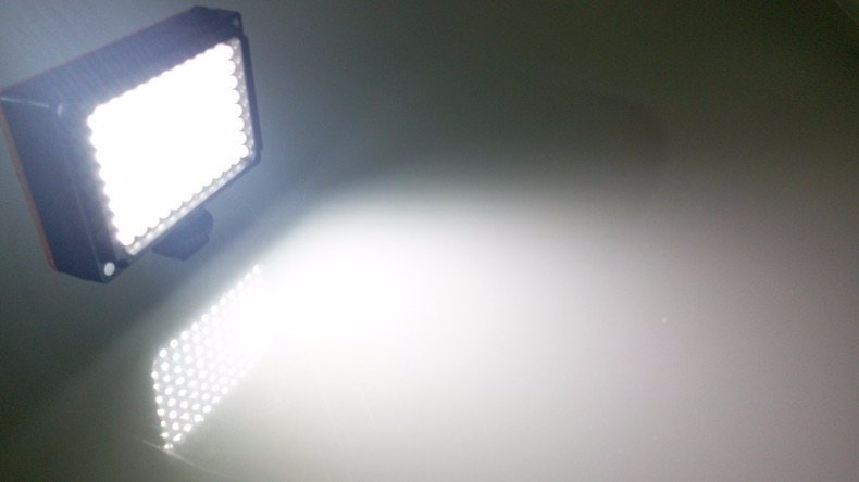 Dimmable LED Video Light with Filters Dimmable LED Video Light with Filters