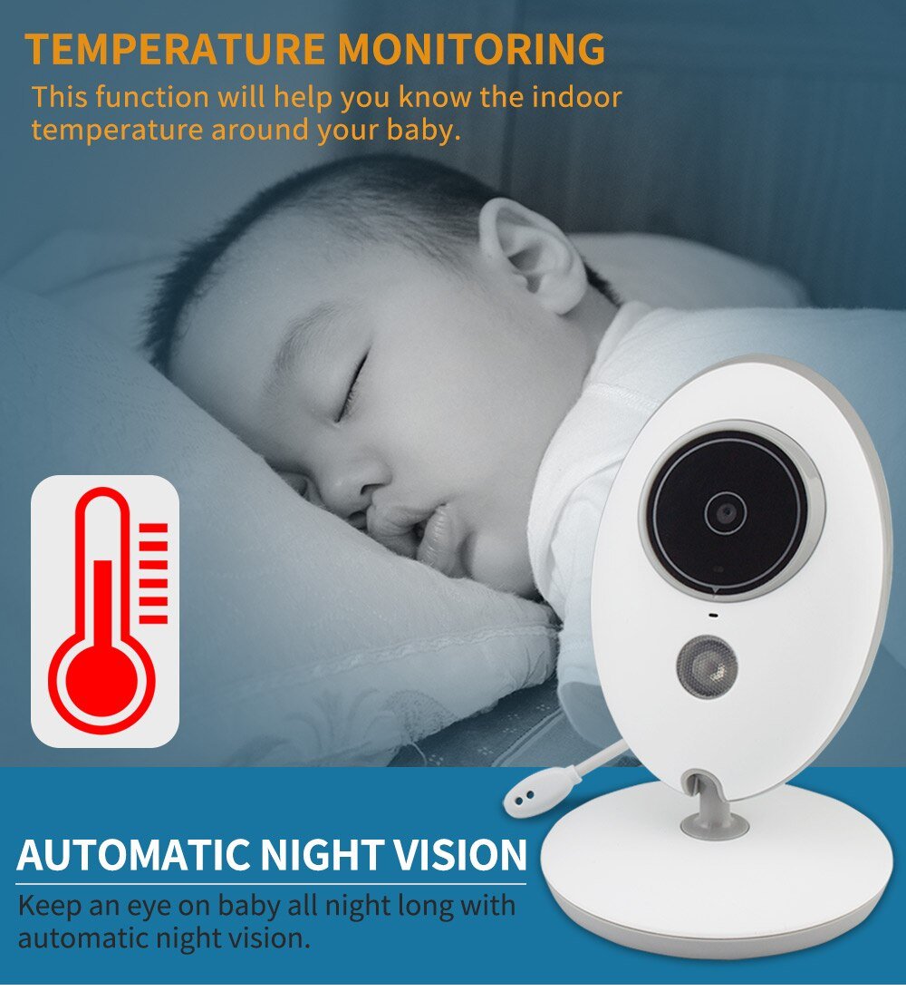 Wireless Video Baby Monitor with Night Vision Wireless Video Baby Monitor with Night Vision