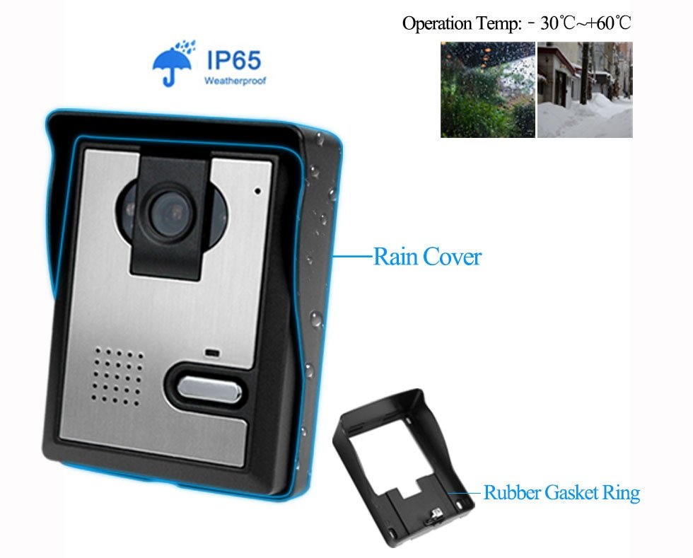 Waterproof Outdoor Video Doorbell System Waterproof Outdoor Video Doorbell System