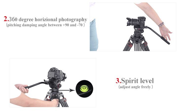 Aluminum Portable Video Tripod