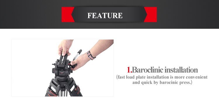 Aluminum Portable Video Tripod