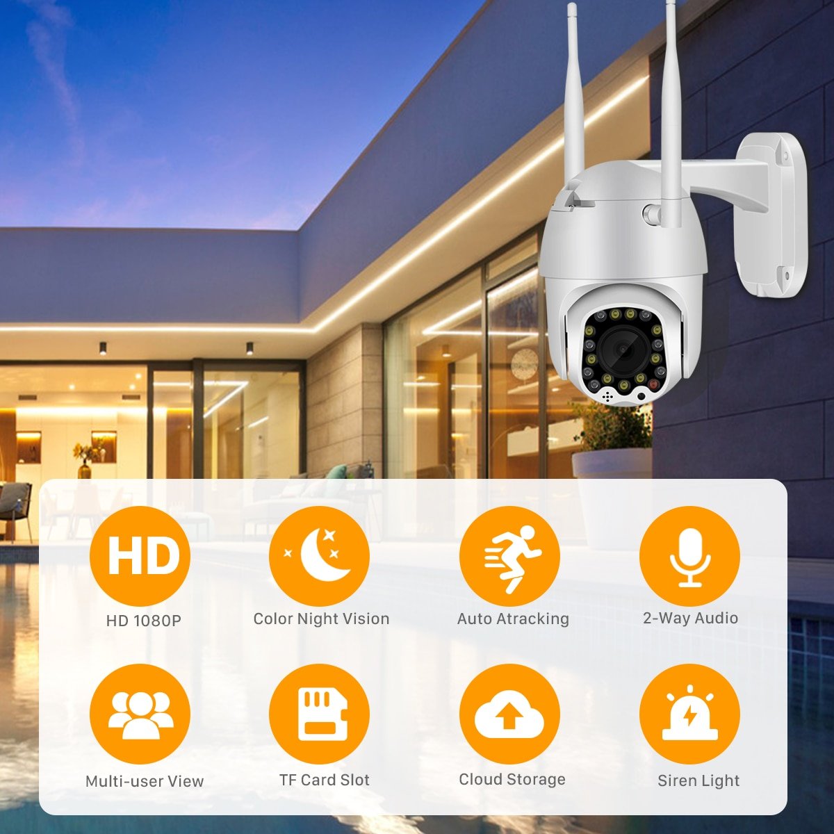 Outdoor Home Security PTZ Camera Outdoor Home Security PTZ Camera