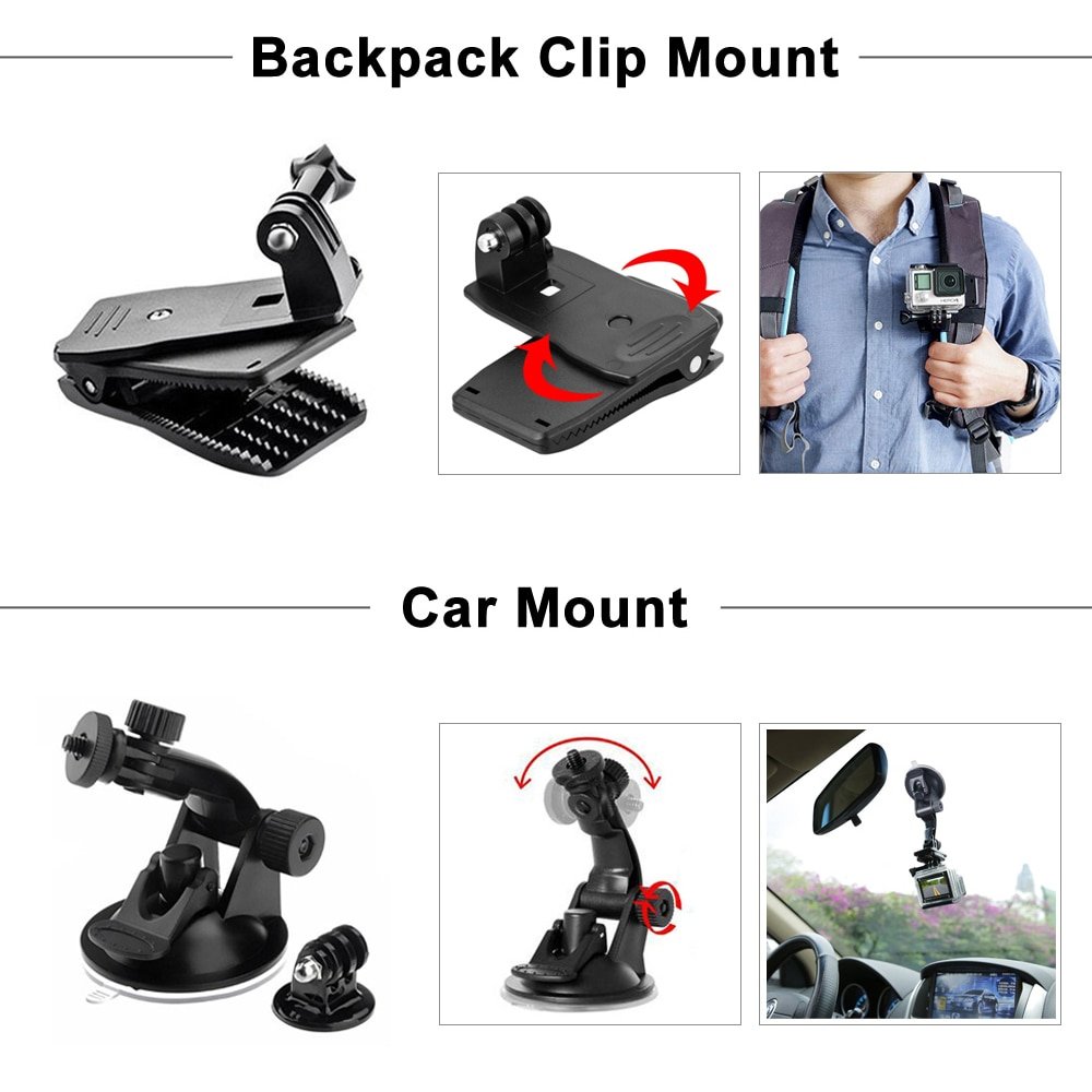 Action Camera Accessories Set for GoPro Hero