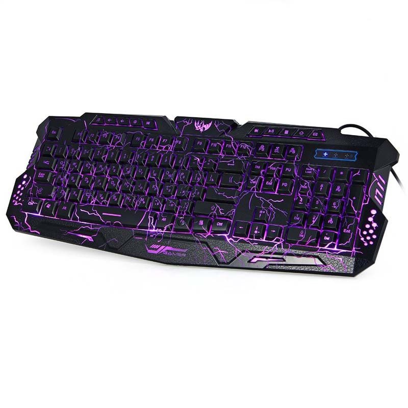 LED Backlight Computer Gaming Keyboard