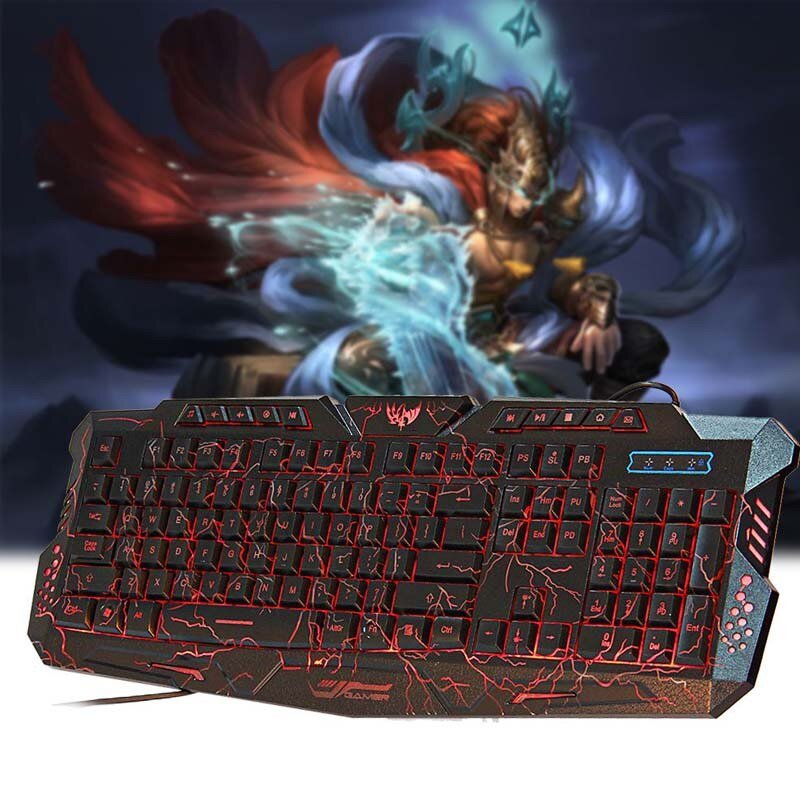 LED Backlight Computer Gaming Keyboard