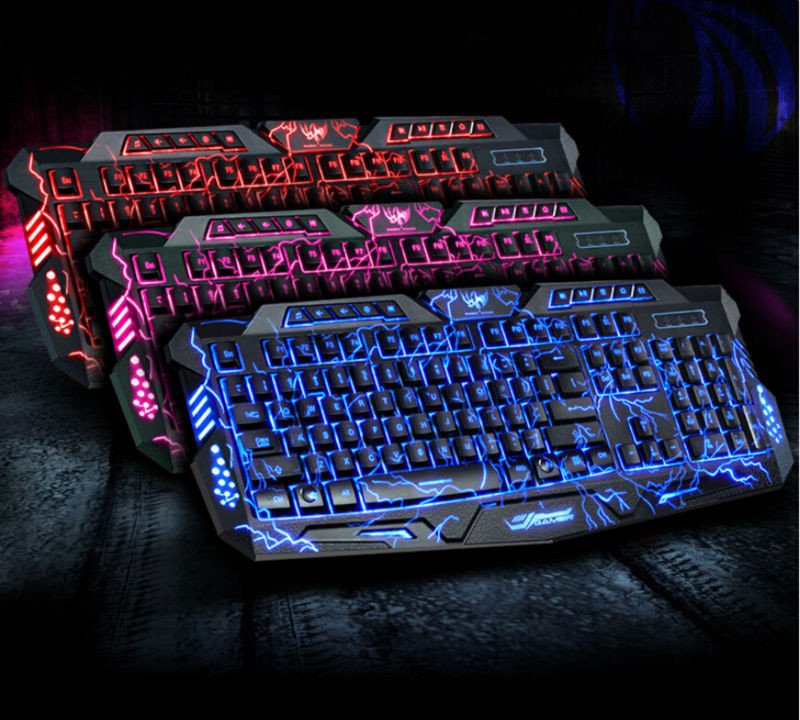 LED Backlight Computer Gaming Keyboard