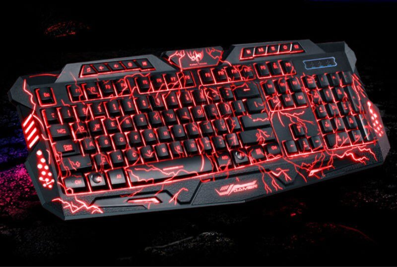 LED Backlight Computer Gaming Keyboard
