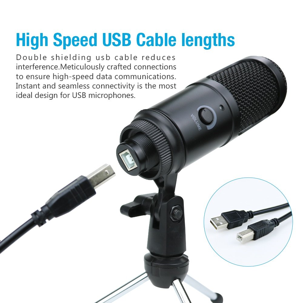 USB Condenser Microphone for Computer