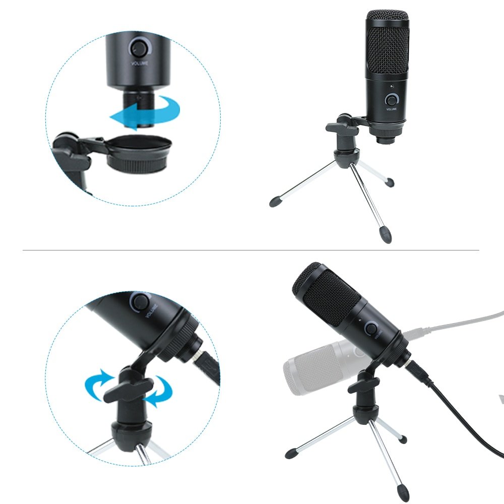 USB Condenser Microphone for Computer