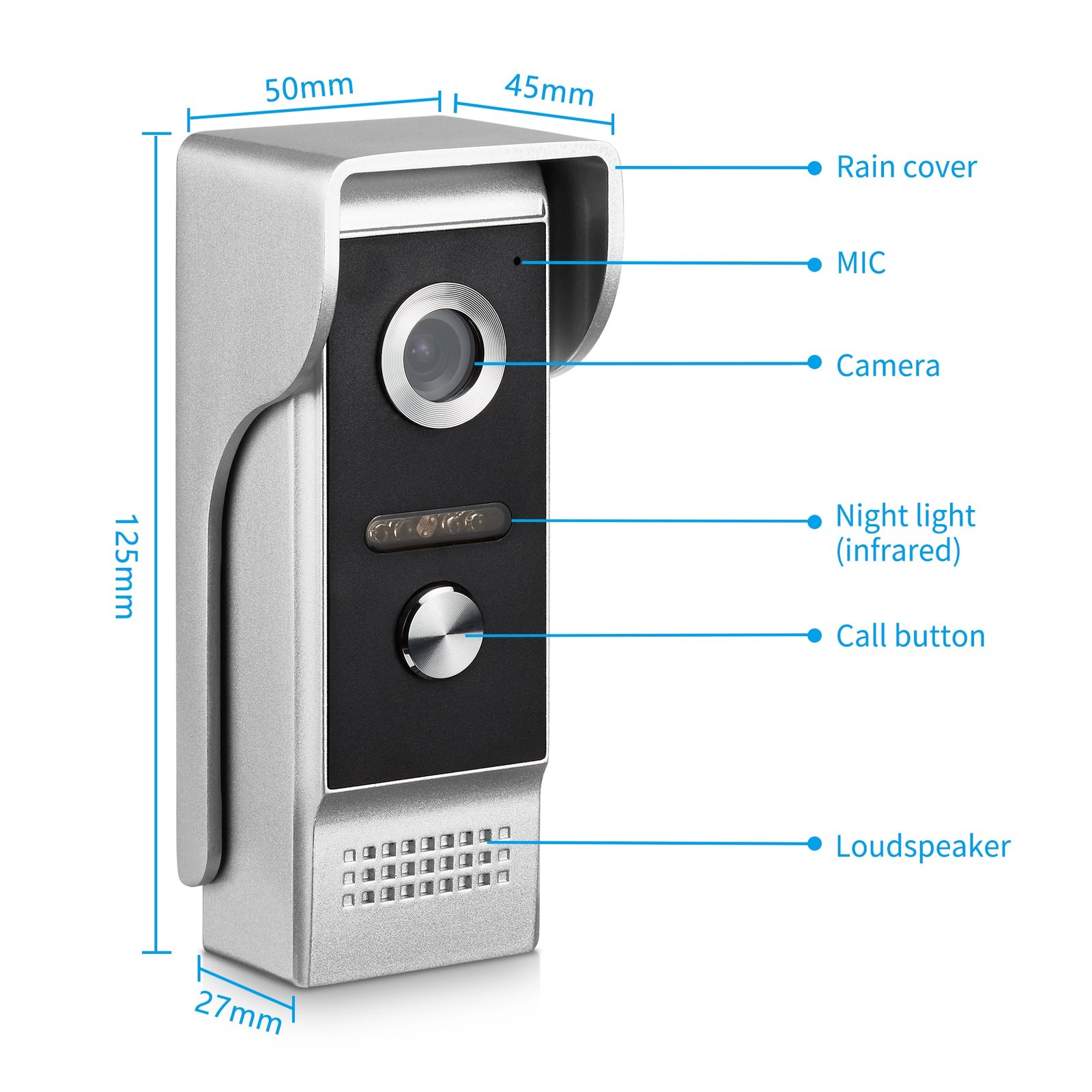 4.3 inch Wired Video Doorbell System 4.3 inch Wired Video Doorbell System