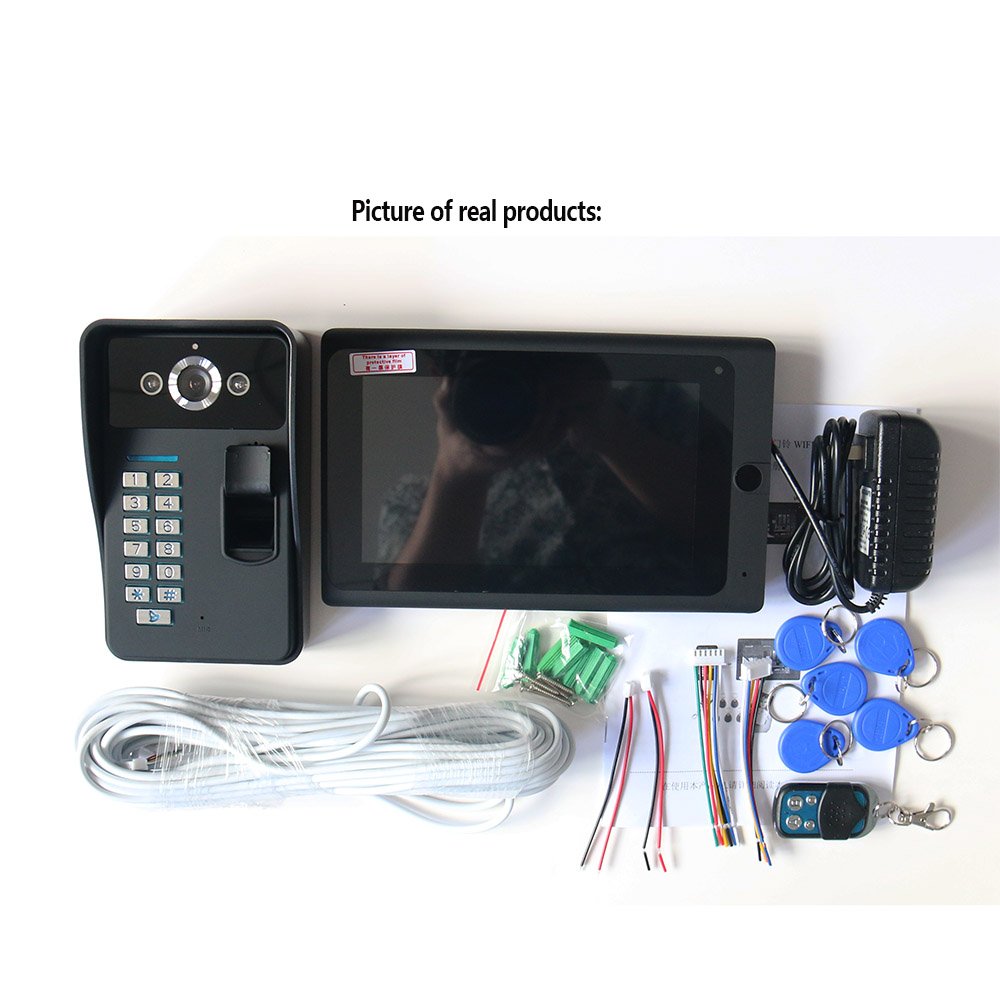 Video Doorbell Intercom System with Fingerprint Recognition Video Doorbell Intercom System with Fingerprint Recognition