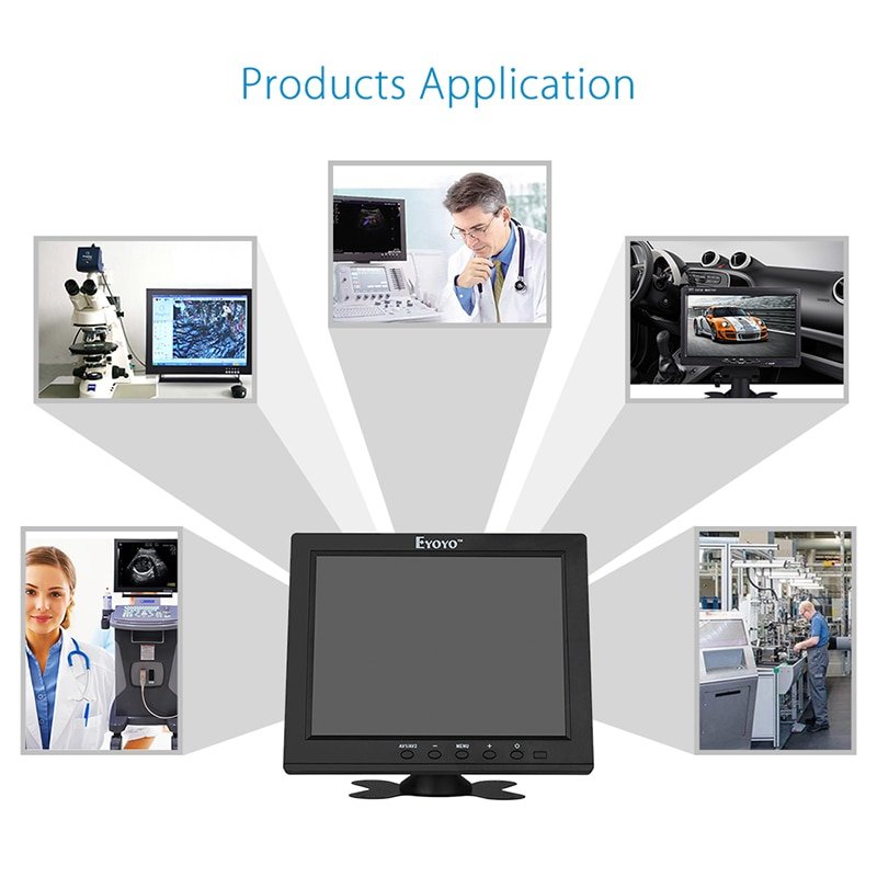 LCD Color CCTV Monitor with VGA / HDMI Video Input