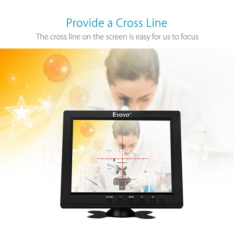 LCD Color CCTV Monitor with VGA / HDMI Video Input