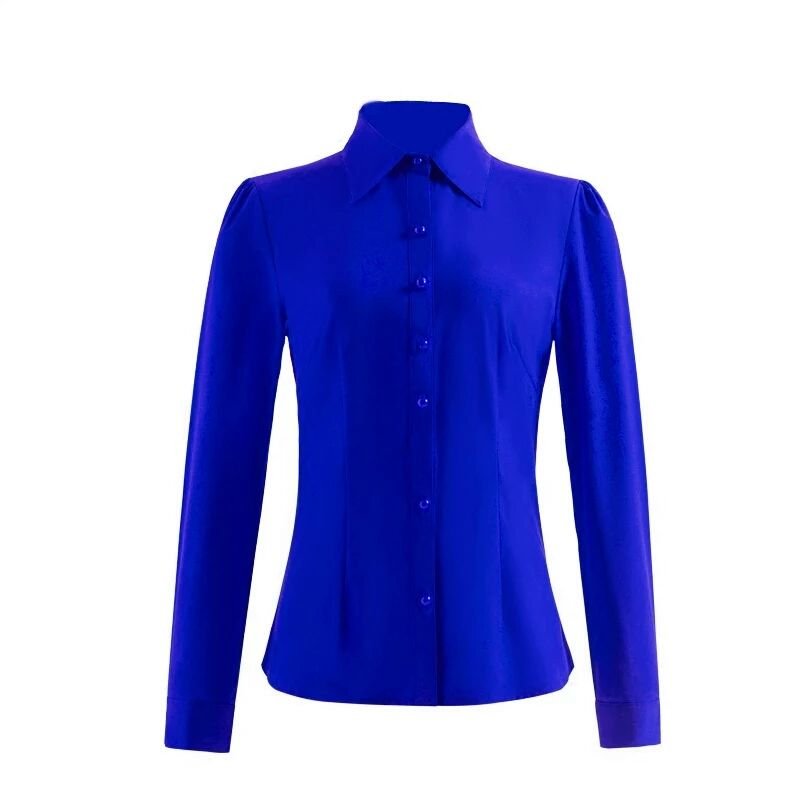 Women's Solid Color Office Shirt Women's Solid Color Office Shirt