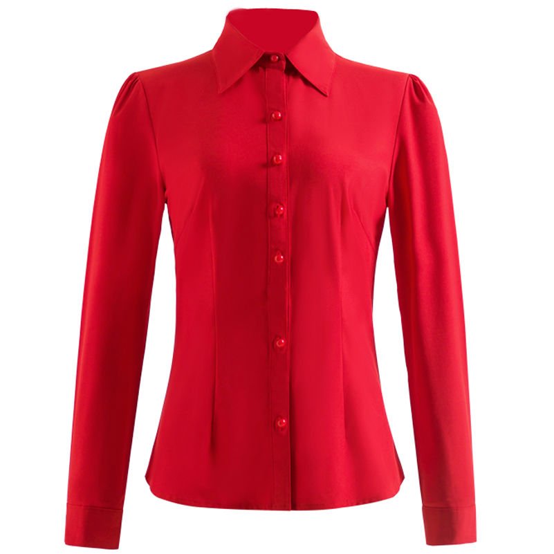 Women's Solid Color Office Shirt Women's Solid Color Office Shirt