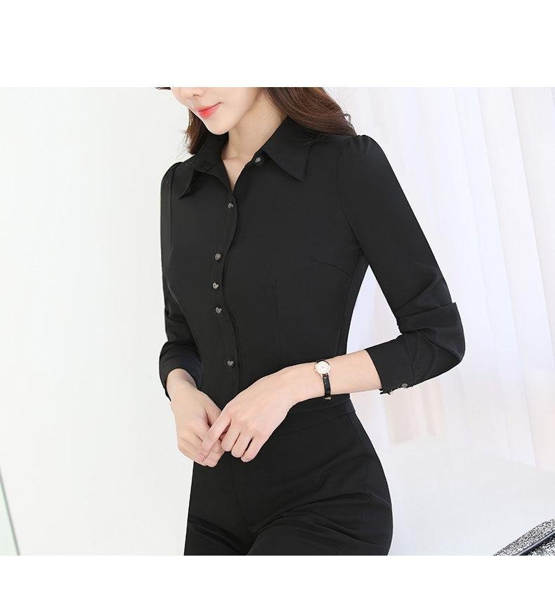 Women's Solid Color Office Shirt Women's Solid Color Office Shirt