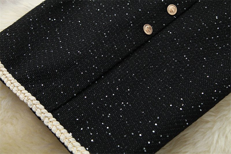 Fashion Tweed Office Skirt Suit Fashion Tweed Office Skirt Suit