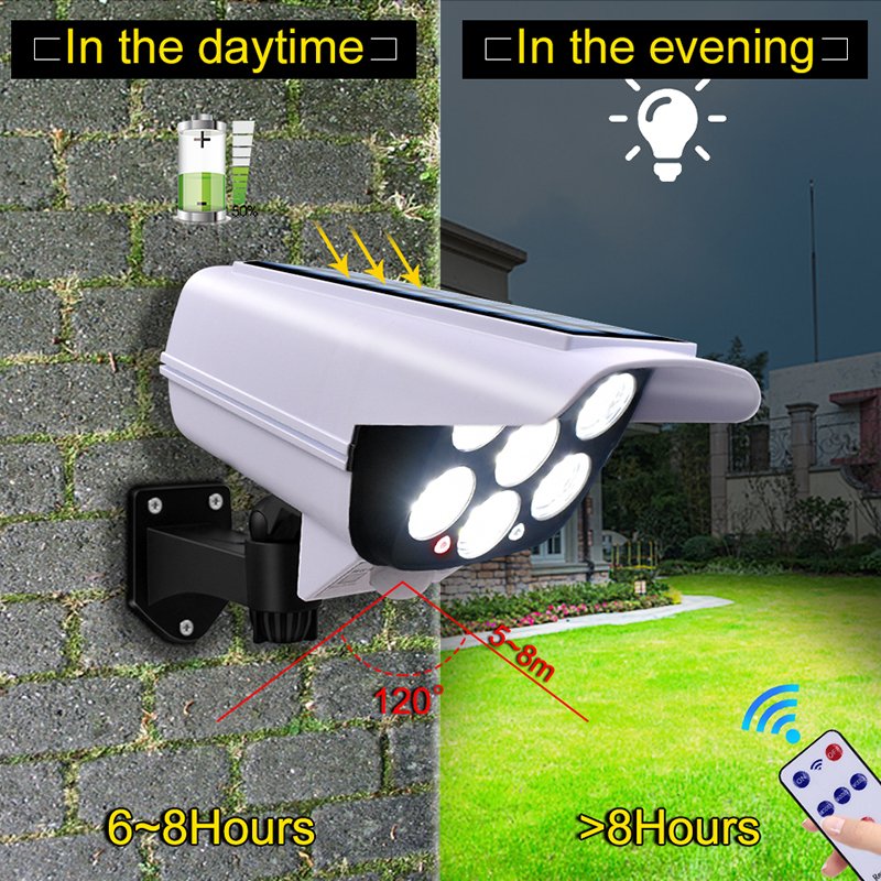 Solar Light Motion Sensor Security Camera