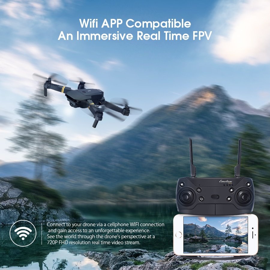 Eachine E58 WIFI FPV with 720P/1080P Wide Angle HD Camera Eachine E58 WIFI FPV with 720P/1080P Wide Angle HD Camera