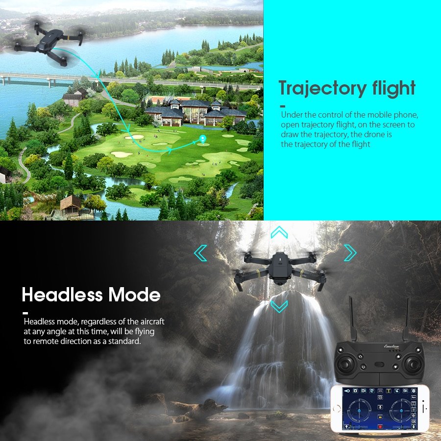 Eachine E58 WIFI FPV with 720P/1080P Wide Angle HD Camera Eachine E58 WIFI FPV with 720P/1080P Wide Angle HD Camera