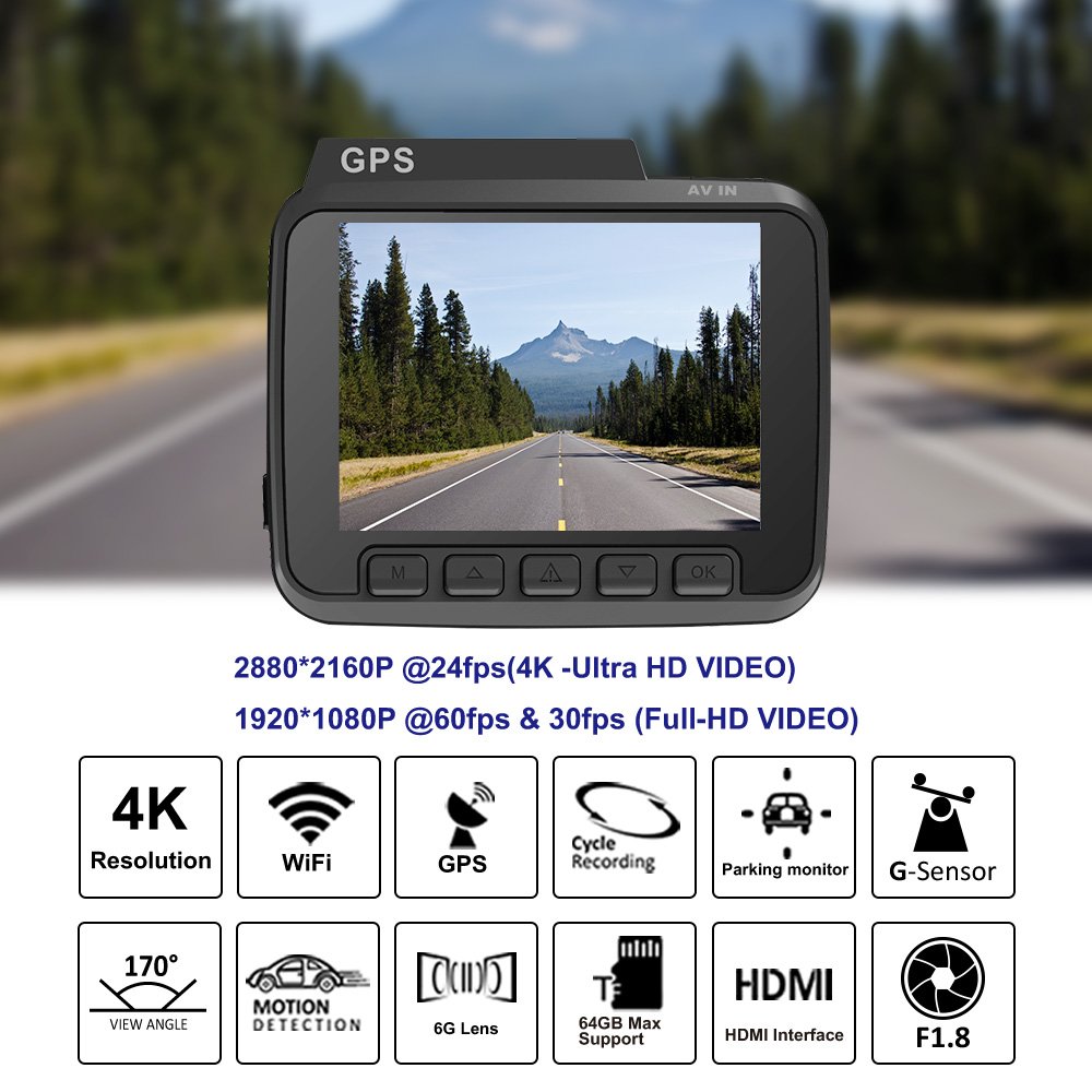 GPS WiFi Dash Camera Full HD GPS WiFi Dash Camera Full HD