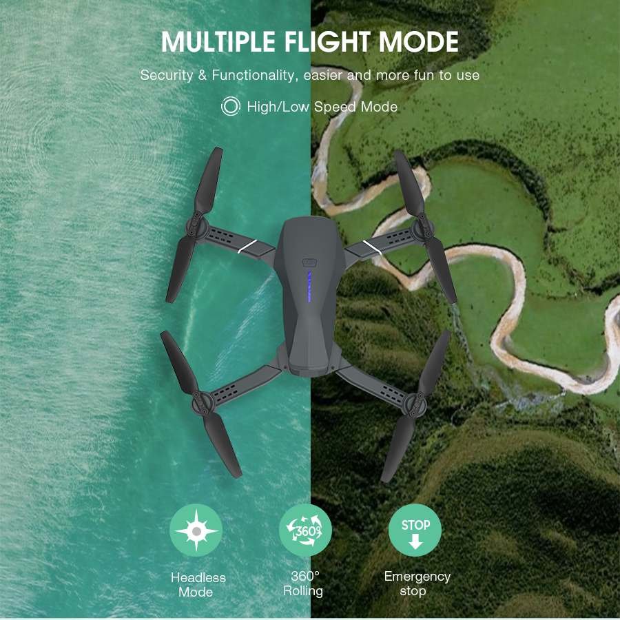 Wide Angle 1080P HD Camera RC Quadrocopter