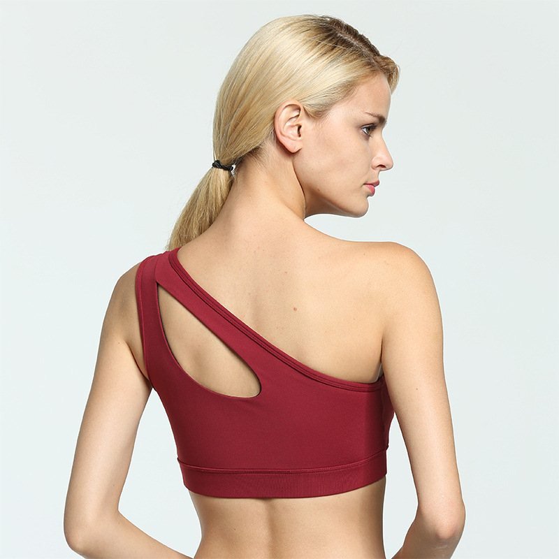 Sexy One Shoulder Yoga Bra Sexy One Shoulder Yoga Bra