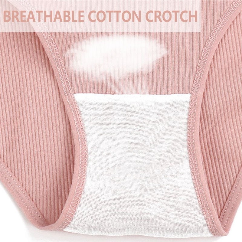 Women's Breathable Cotton Panties 4 Pcs Set Women's Breathable Cotton Panties 4 Pcs Set