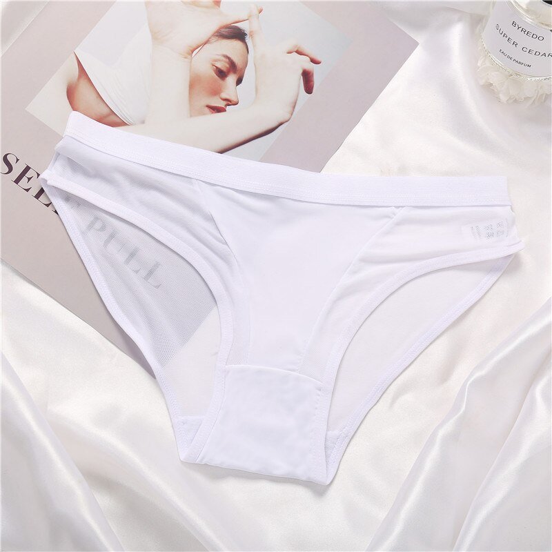 Women's Mesh Detail Panties 3 Pcs Set Women's Mesh Detail Panties 3 Pcs Set