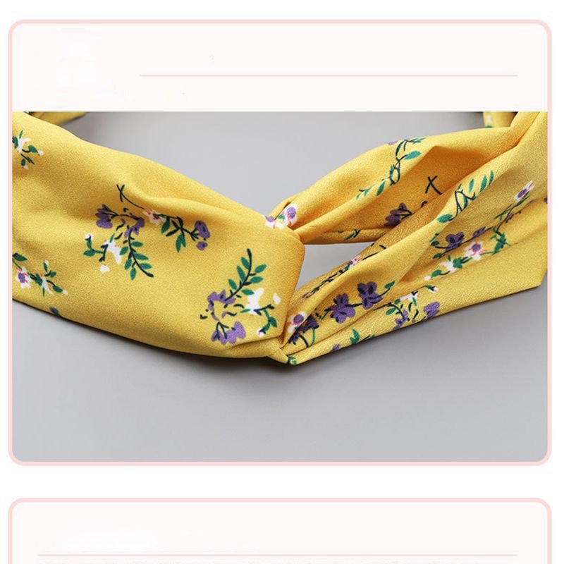 Floral Patterned Mother and Daughter Matching Headbands