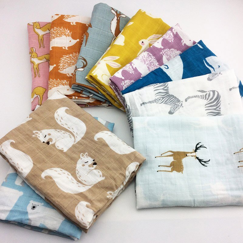 Animals Printed Soft Organic Cotton Multipurpose Towel Animals Printed Soft Organic Cotton Multipurpose Towel