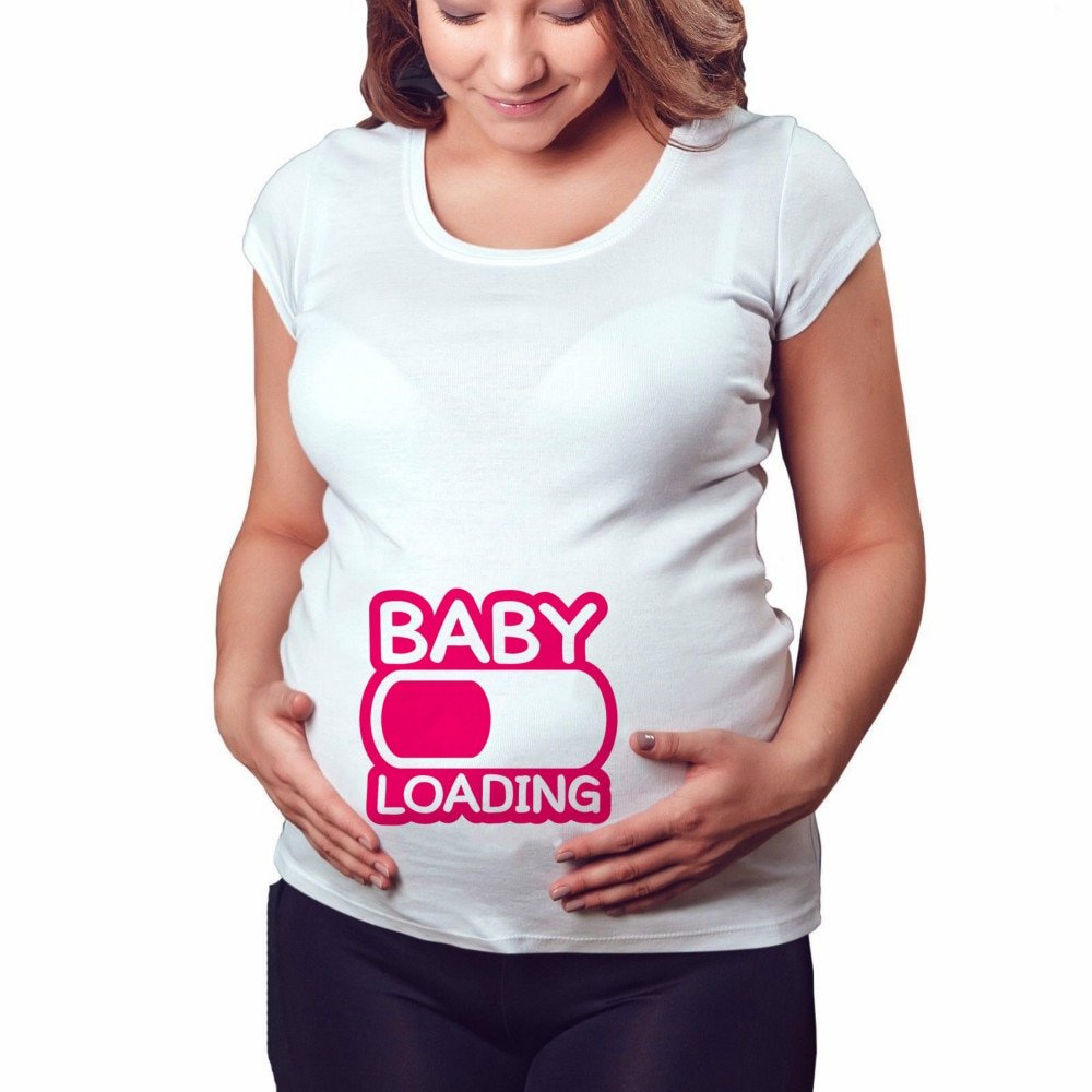 Women's Funny Printed Pregnancy T-Shirt Women's Funny Printed Pregnancy T-Shirt
