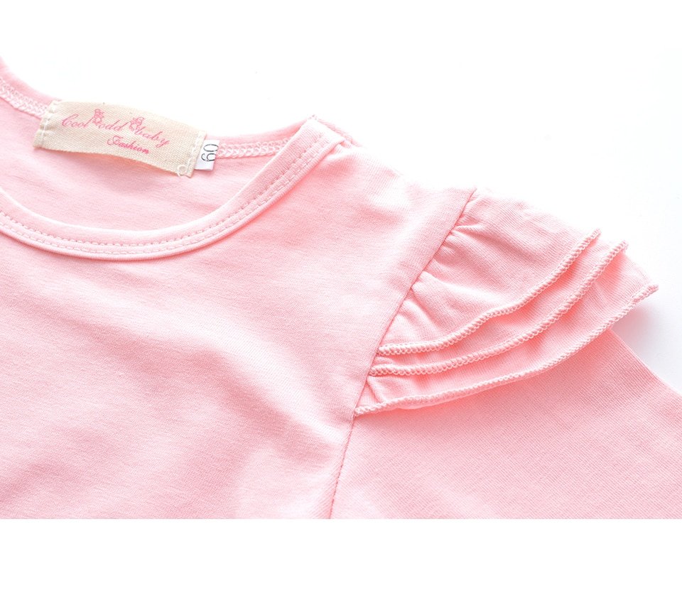 Baby Girls Printed Clothing Set 3 Pcs Baby Girls Printed Clothing Set 3 Pcs