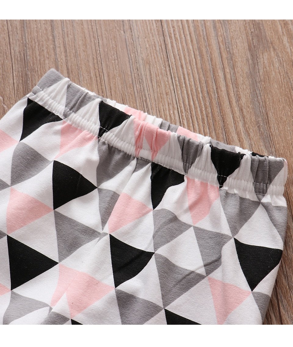 Baby Girls Printed Clothing Set 3 Pcs Baby Girls Printed Clothing Set 3 Pcs