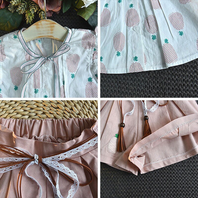 Girls Summer Clothing Set 2 Pcs Girls Summer Clothing Set 2 Pcs