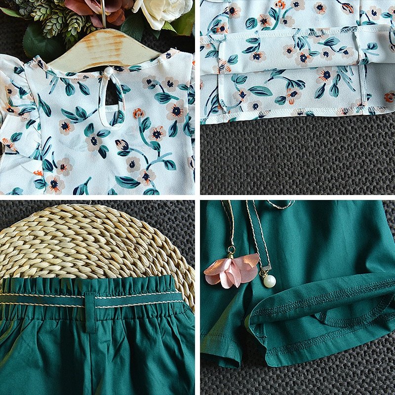 Girls Summer Clothing Set 2 Pcs Girls Summer Clothing Set 2 Pcs