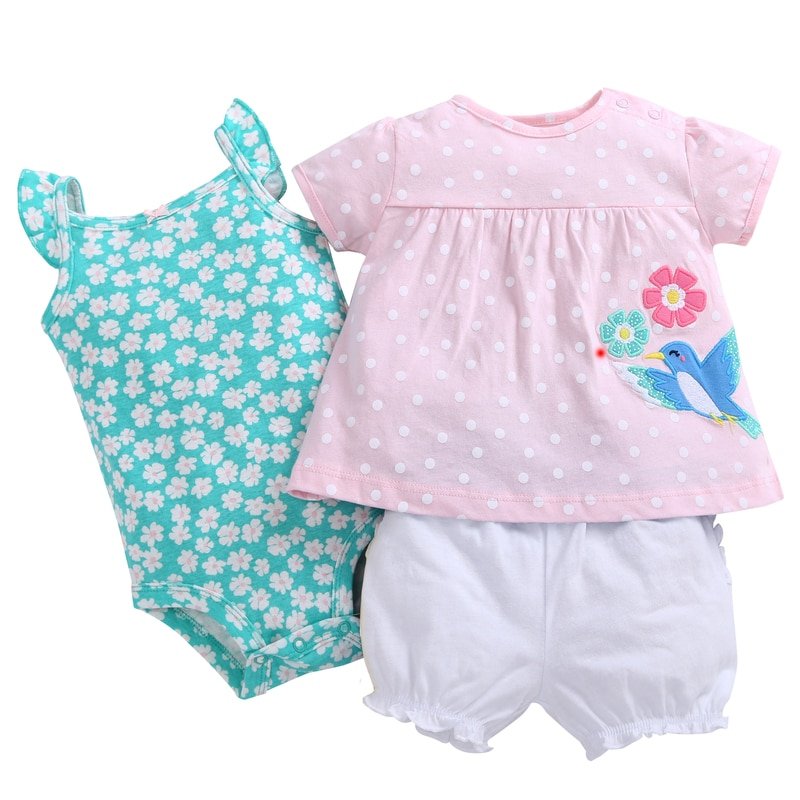 Baby Girl’s Cute Cotton Clothing Set Baby Girl’s Cute Cotton Clothing Set