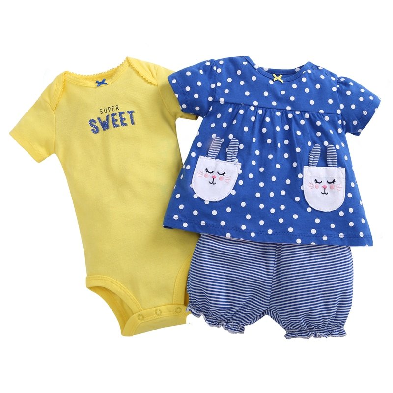 Baby Girl’s Cute Cotton Clothing Set Baby Girl’s Cute Cotton Clothing Set