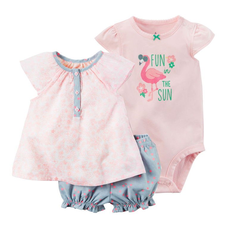 Baby Girl’s Cute Cotton Clothing Set Baby Girl’s Cute Cotton Clothing Set