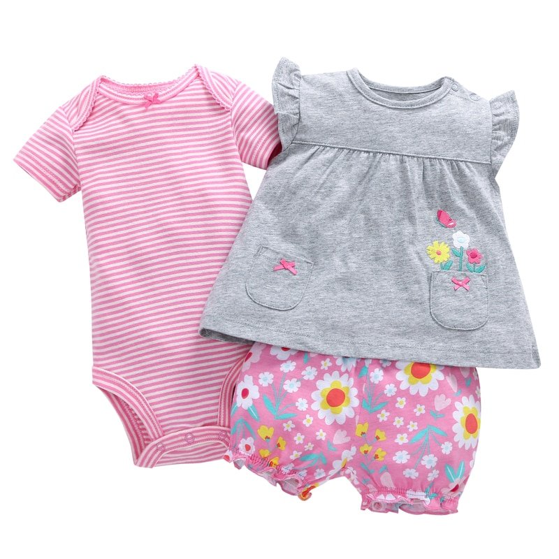 Baby Girl’s Cute Cotton Clothing Set Baby Girl’s Cute Cotton Clothing Set