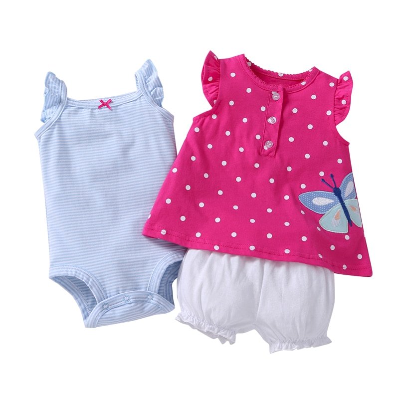 Baby Girl’s Cute Cotton Clothing Set Baby Girl’s Cute Cotton Clothing Set