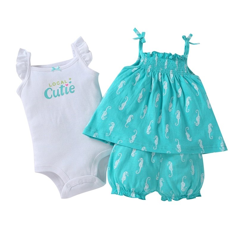 Baby Girl’s Cute Cotton Clothing Set Baby Girl’s Cute Cotton Clothing Set