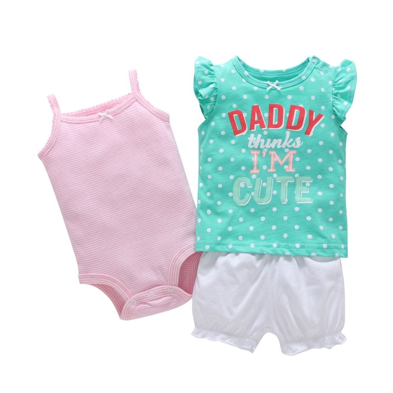 Baby Girl’s Cute Cotton Clothing Set Baby Girl’s Cute Cotton Clothing Set