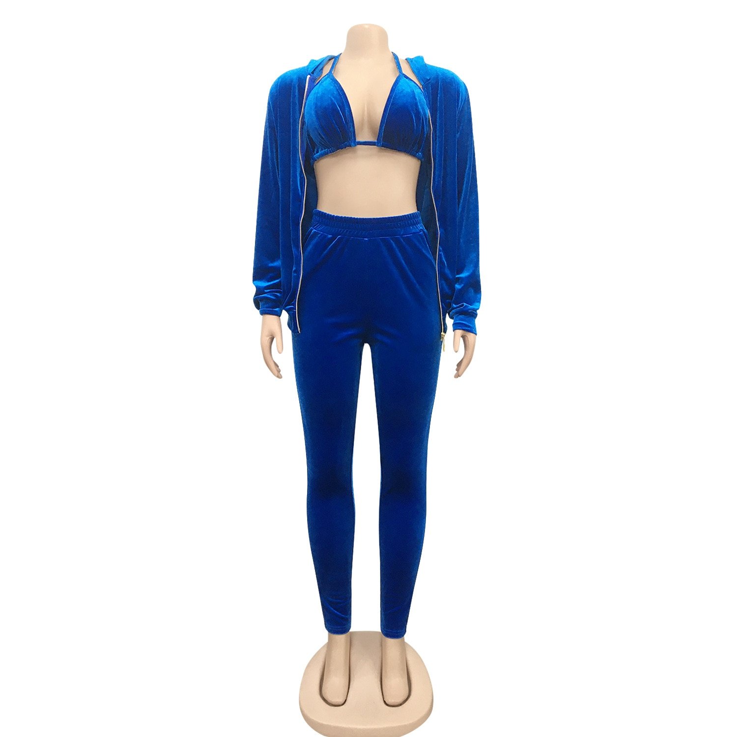 Long Sleeve Women's Sexy 3 Piece Clothing Set Long Sleeve Women's Sexy 3 Piece Clothing Set