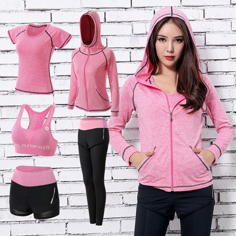 Workout Clothing Set 5 pcs Set Workout Clothing Set 5 pcs Set