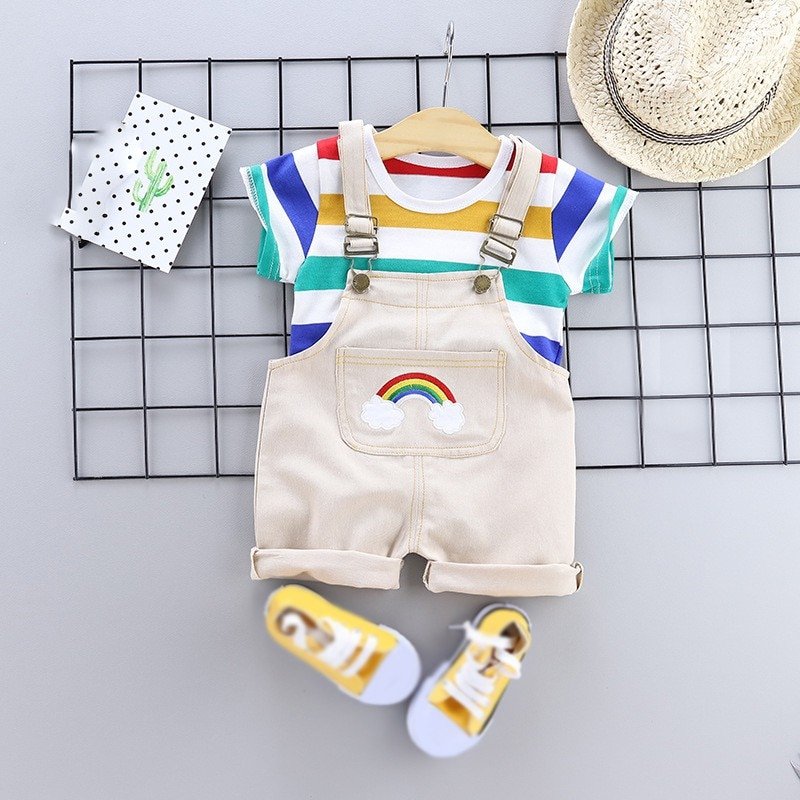 Baby's T-shirt And Pants Clothing Set Baby's T-shirt And Pants Clothing Set