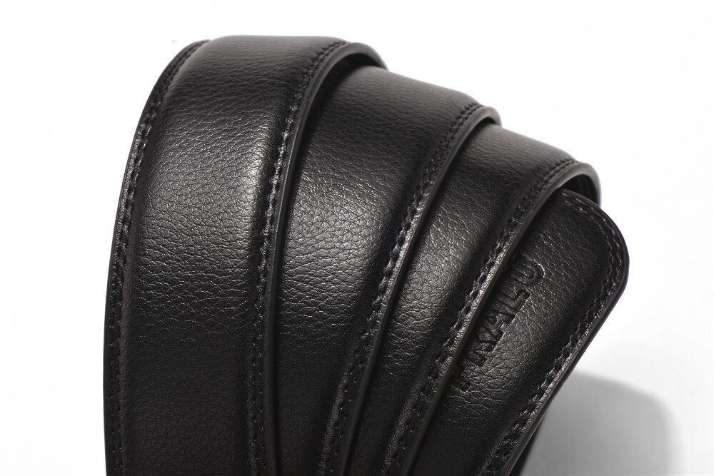 Men's Automatic Buckle Leather Belt Men's Automatic Buckle Leather Belt